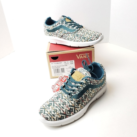 🎉HP🎉 NWT Vans Iso 1.5 Blanket Weave Atlantic - Picture 2 of 8